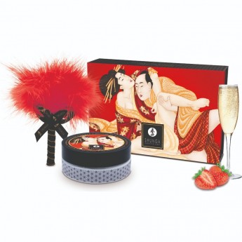 Массажная пудра SHUNGA ШАМПАНСКОЕ И КЛУБНИКА 290 г Массажная пудра SHUNGA ШАМПАНСКОЕ И КЛУБНИКА 290 г